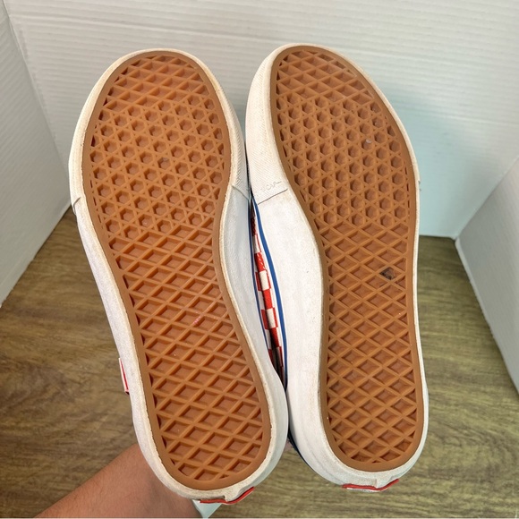 Vans Old Skool Pro Checkered Red White Blue Checkerboard Size 7.5 - Picture 9 of 12